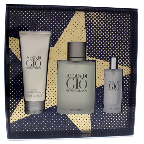 armani men's cologne set.